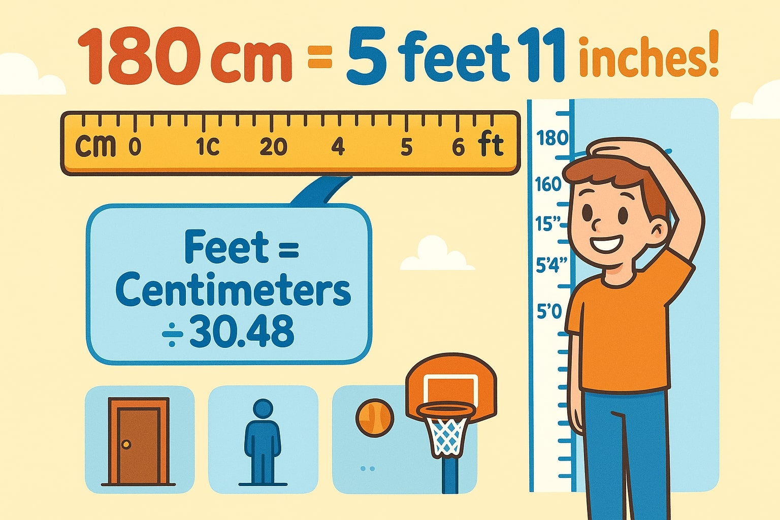 เครื่องมือแปลงเซนติเมตรเป็นฟุต 1