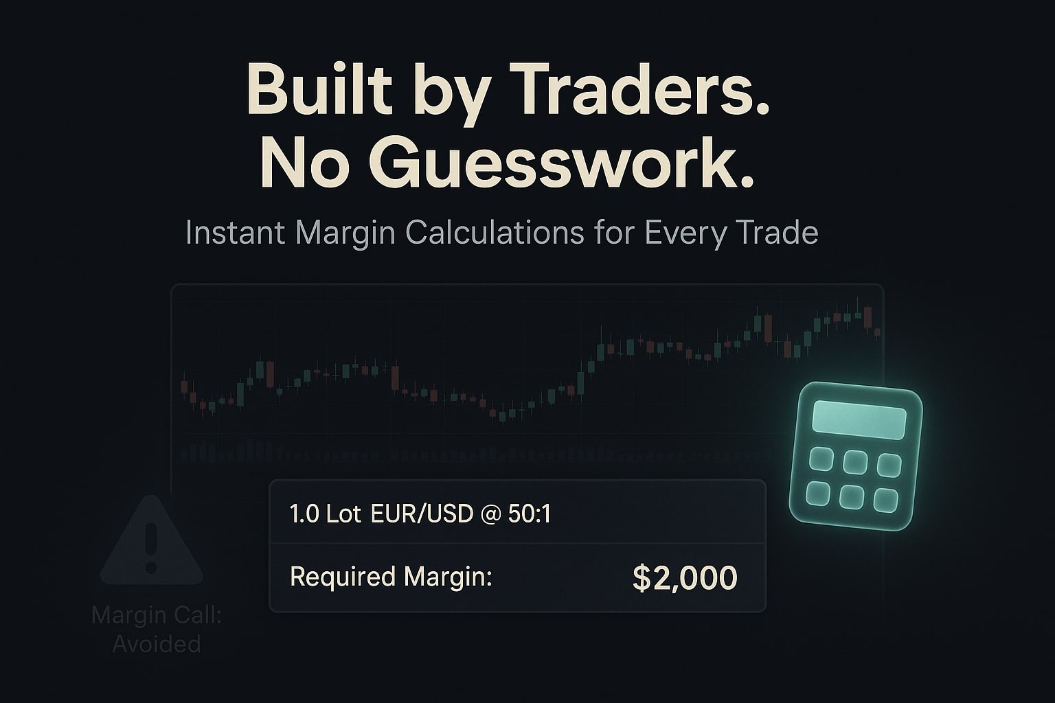 แสดงการทำงานของเครื่องมือคำนวณมาร์จิ้นแลกเปลี่ยนเงินตราพร้อมช่องกรอกข้อมูลและผลลัพธ์ทันทีที่ช่วยให้ผู้ใช้แก้ปัญหาได้อย่างง่ายดาย