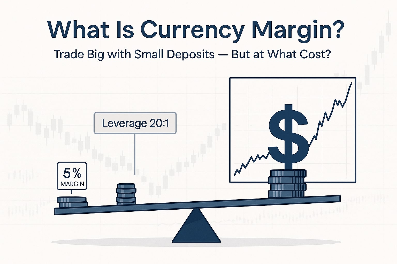 แสดงการทำงานของเครื่องมือคำนวณมาร์จิ้นแลกเปลี่ยนเงินตราพร้อมช่องกรอกข้อมูลและผลลัพธ์ทันทีที่ช่วยให้ผู้ใช้แก้ปัญหาได้อย่างง่ายดาย