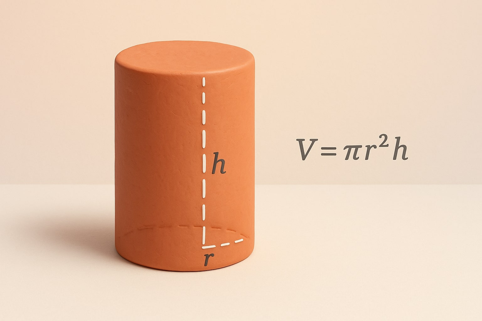 เครื่องมือคำนวณปริมาตรกระบอก