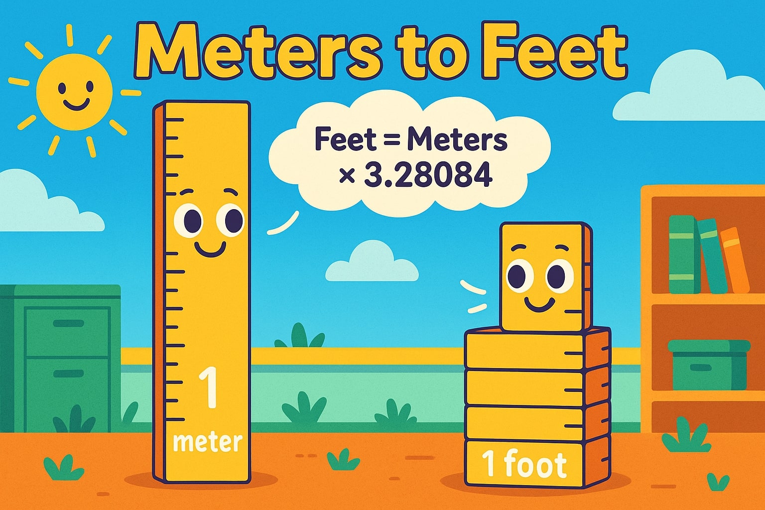 Meters to Feet 1
