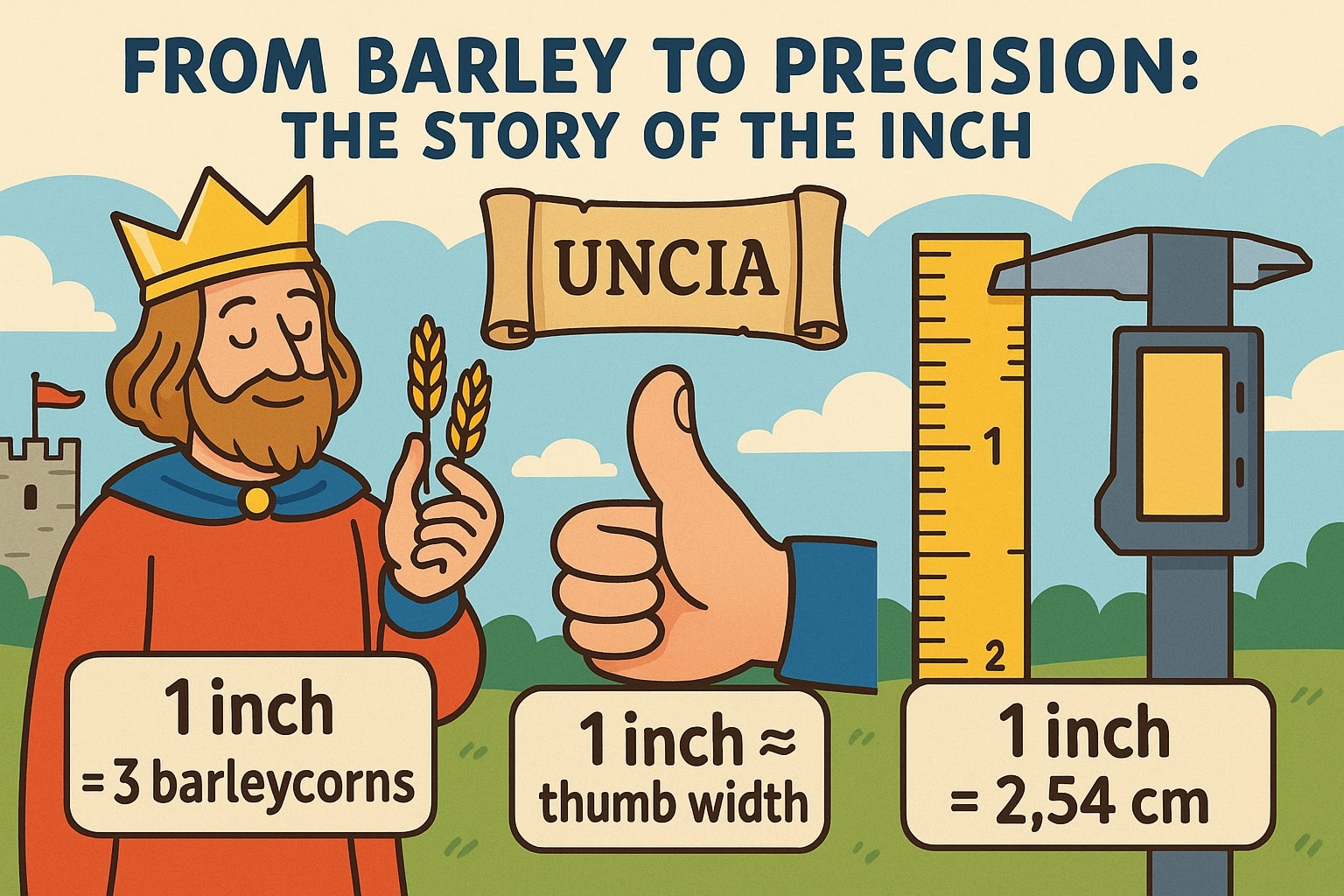 แปลงเมตรเป็นนิ้ว 2