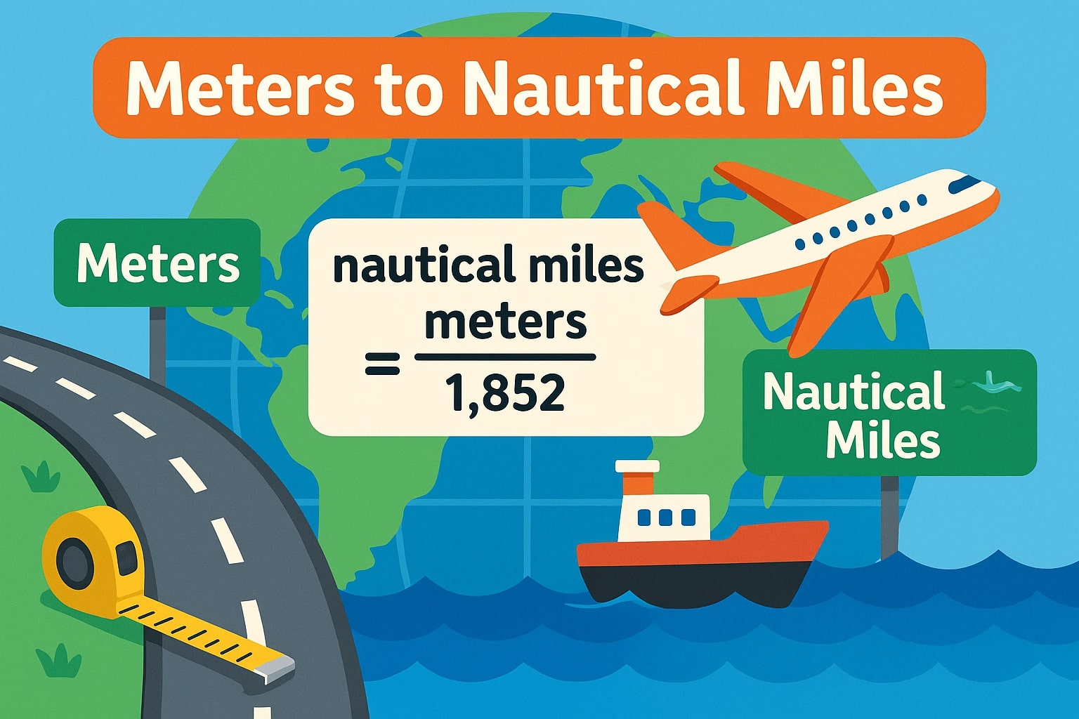 Meters to Nautical Miles 1