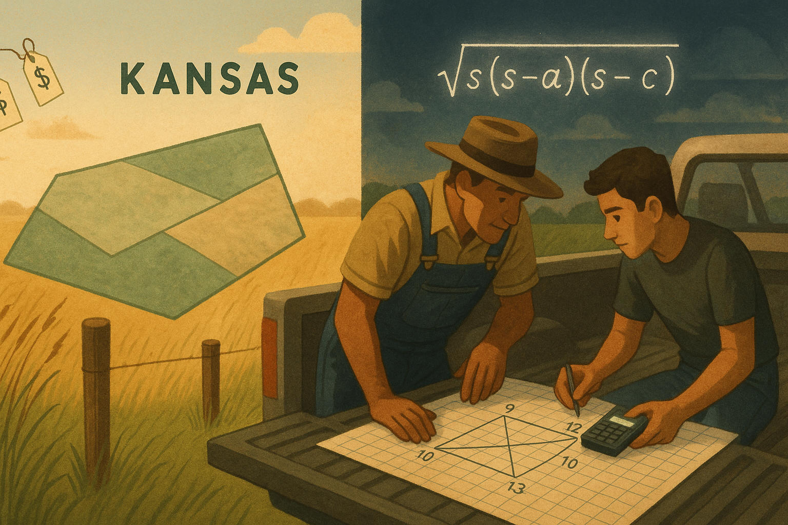 เครื่องมือคำนวณพื้นที่รูปสี่เหลี่ยม