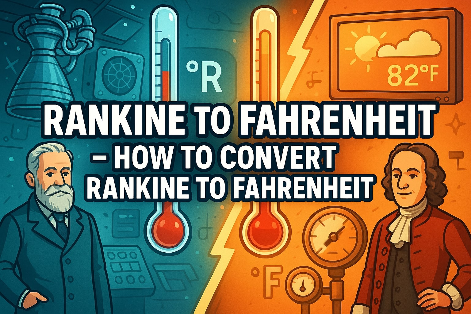 เครื่องมือแปลง Rankine เป็น Fahrenheit