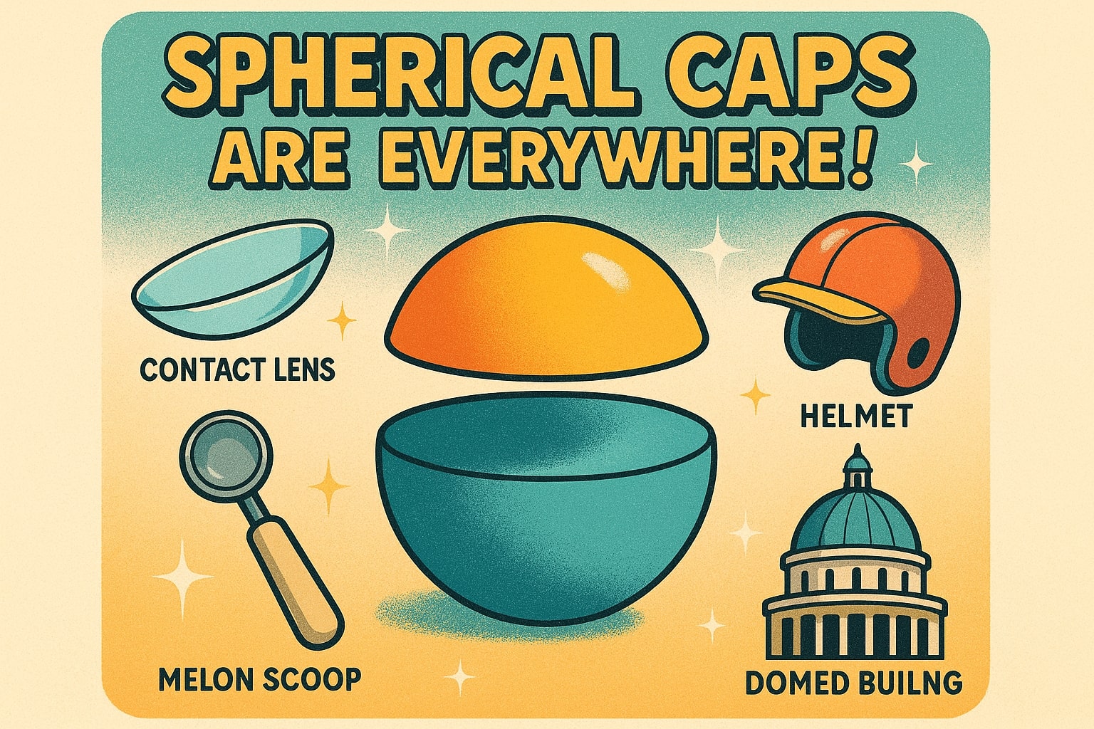 เครื่องมือคำนวณปริมาตรส่วนปิดทรงกลม 1