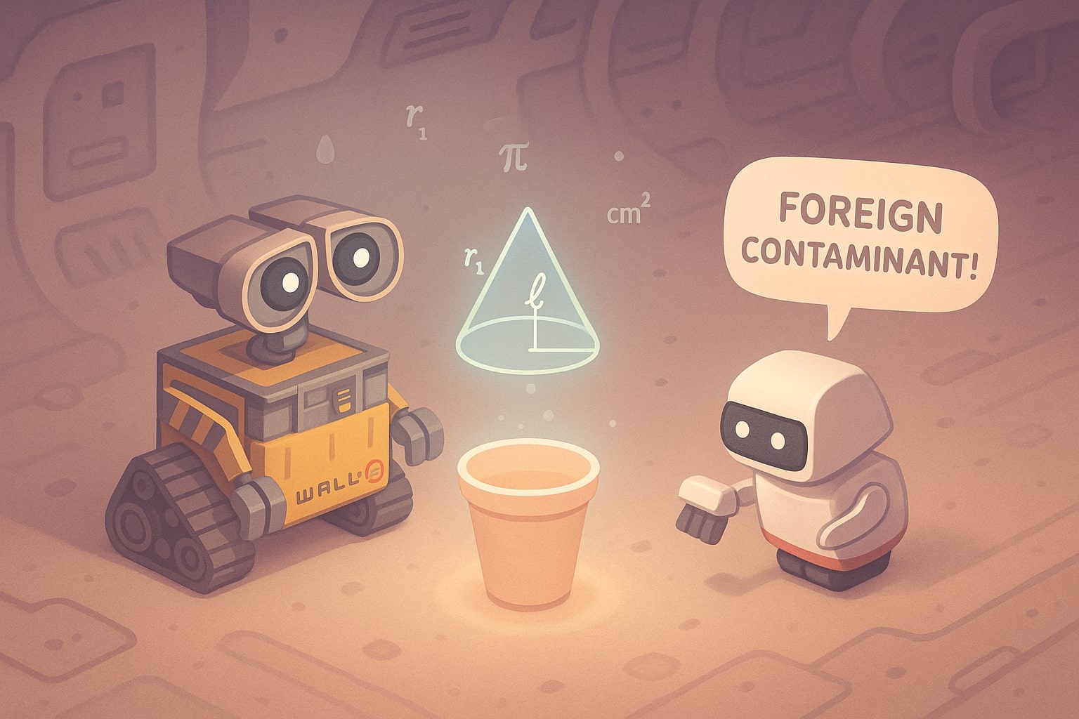 แสดงวิธีการทำงานของเครื่องมือคำนวณพื้นที่ผิวรูปกรวยตัด โดยมีช่องกรอกข้อมูลและผลลัพธ์ทันทีช่วยให้ผู้ใช้งานแก้ปัญหาได้ง่าย