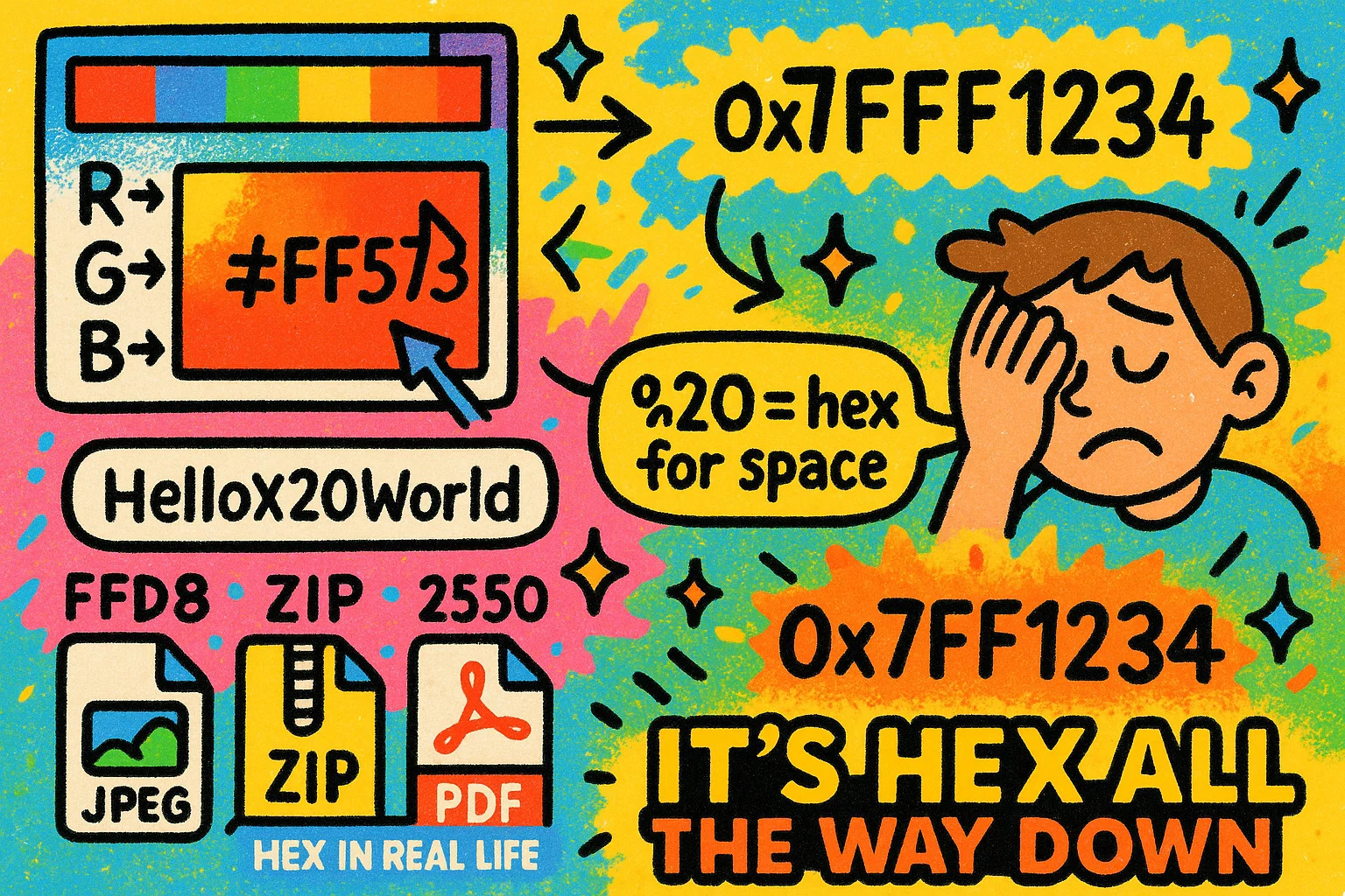 เครื่องมือคำนวณเลขฐานสิบหก