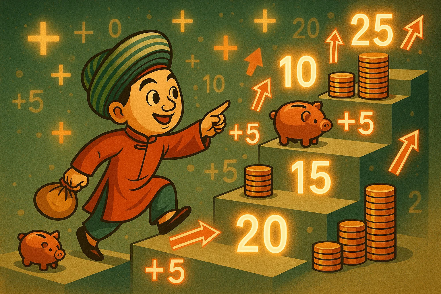 เครื่องมือคำนวณลำดับเลขคณิต