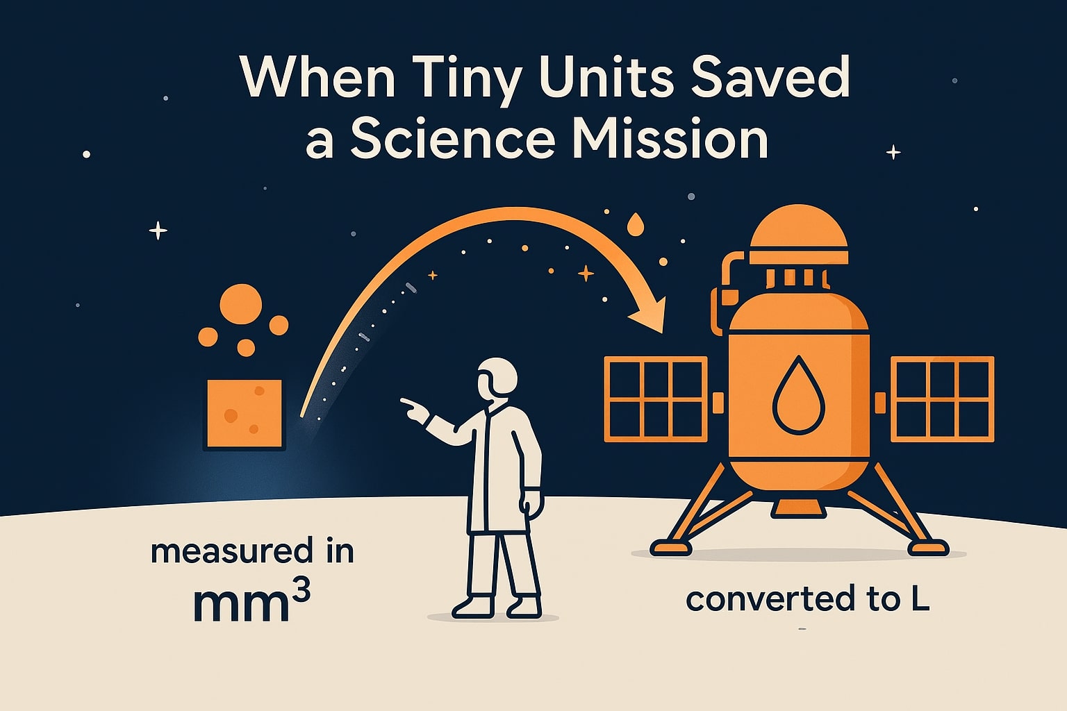 เครื่องมือแปลงลูกบาศก์มิลลิเมตรเป็นลิตร