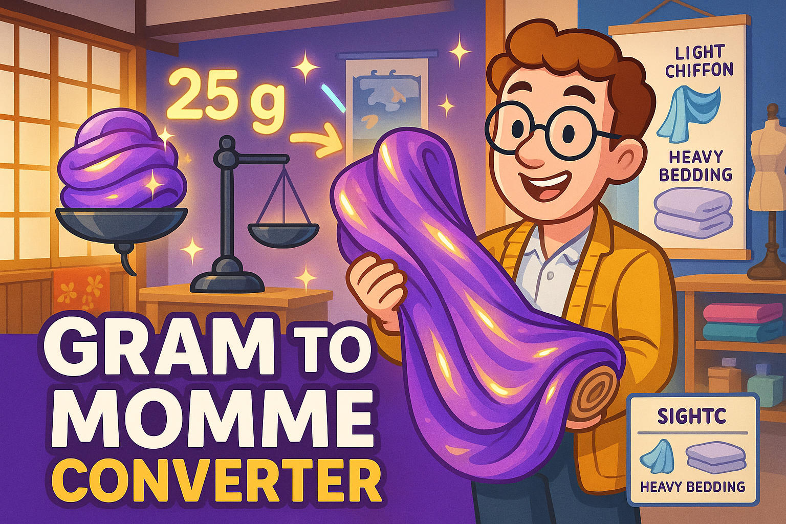 เครื่องมือแปลงกรัมเป็นมอมเมะ