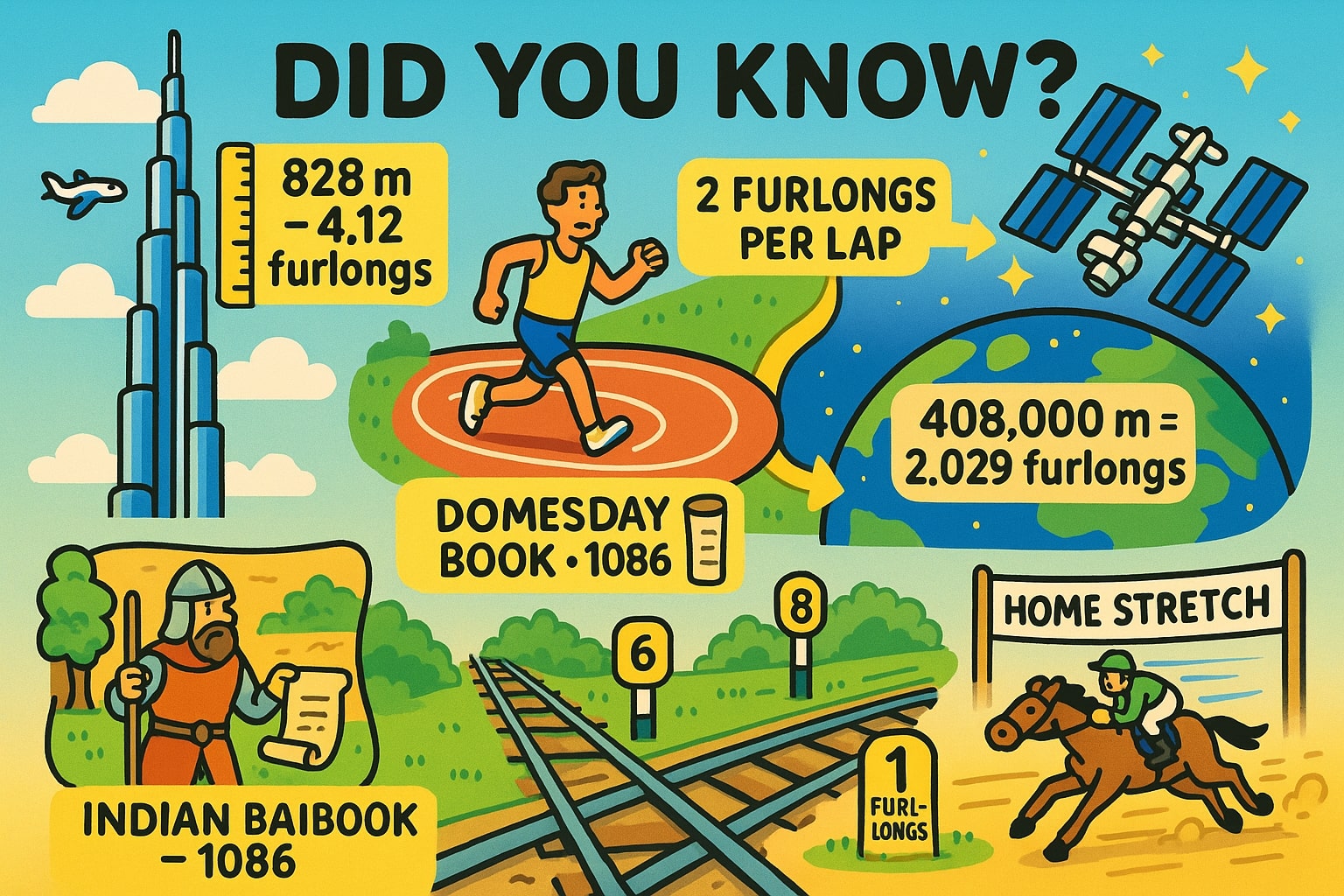 ตัวแปลงเมตรเป็นฟาร์ลอง