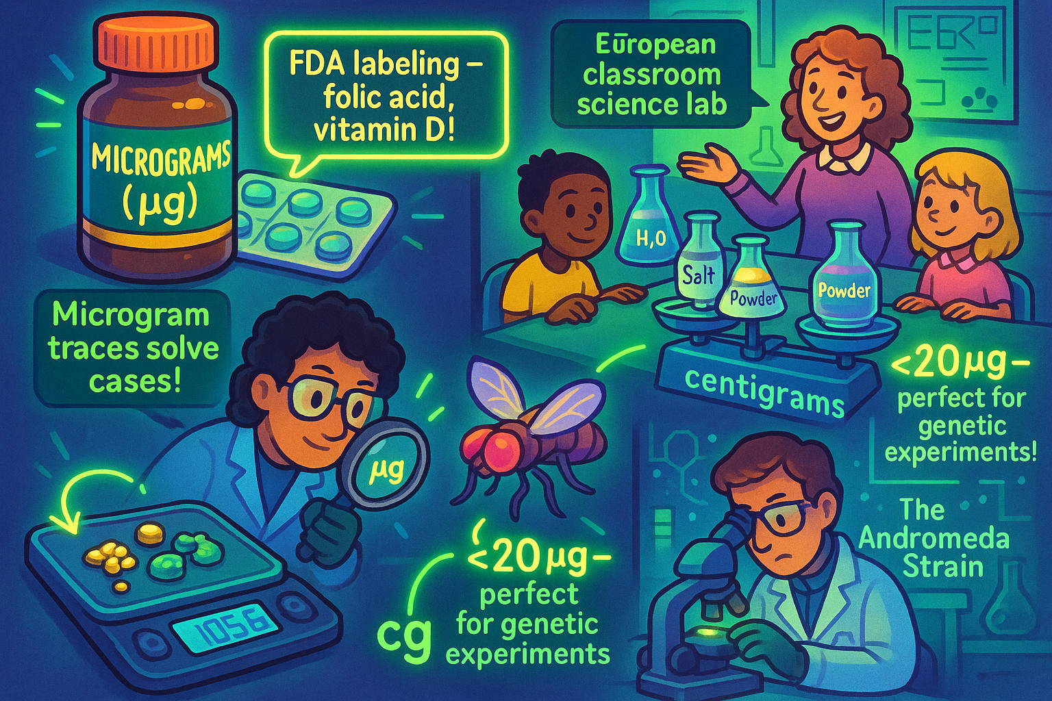 เครื่องมือแปลงไมโครกรัมเป็นเซนติกรัม
