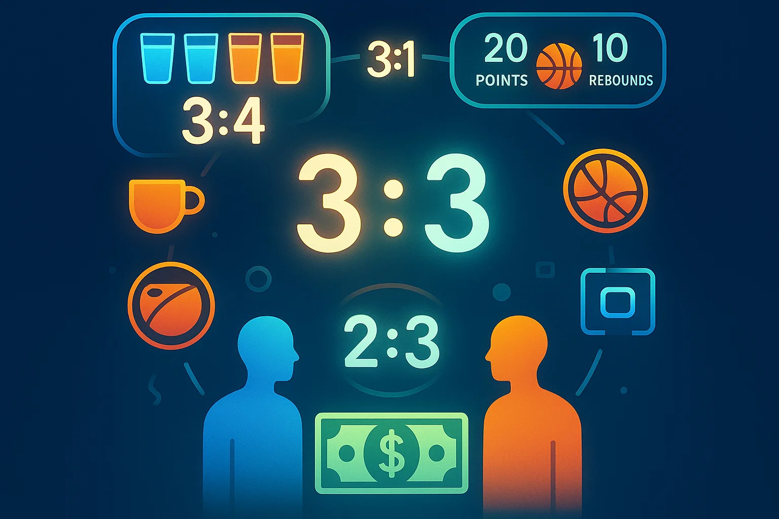 เครื่องคำนวณอัตราส่วนของตัวเลขสองจำนวน