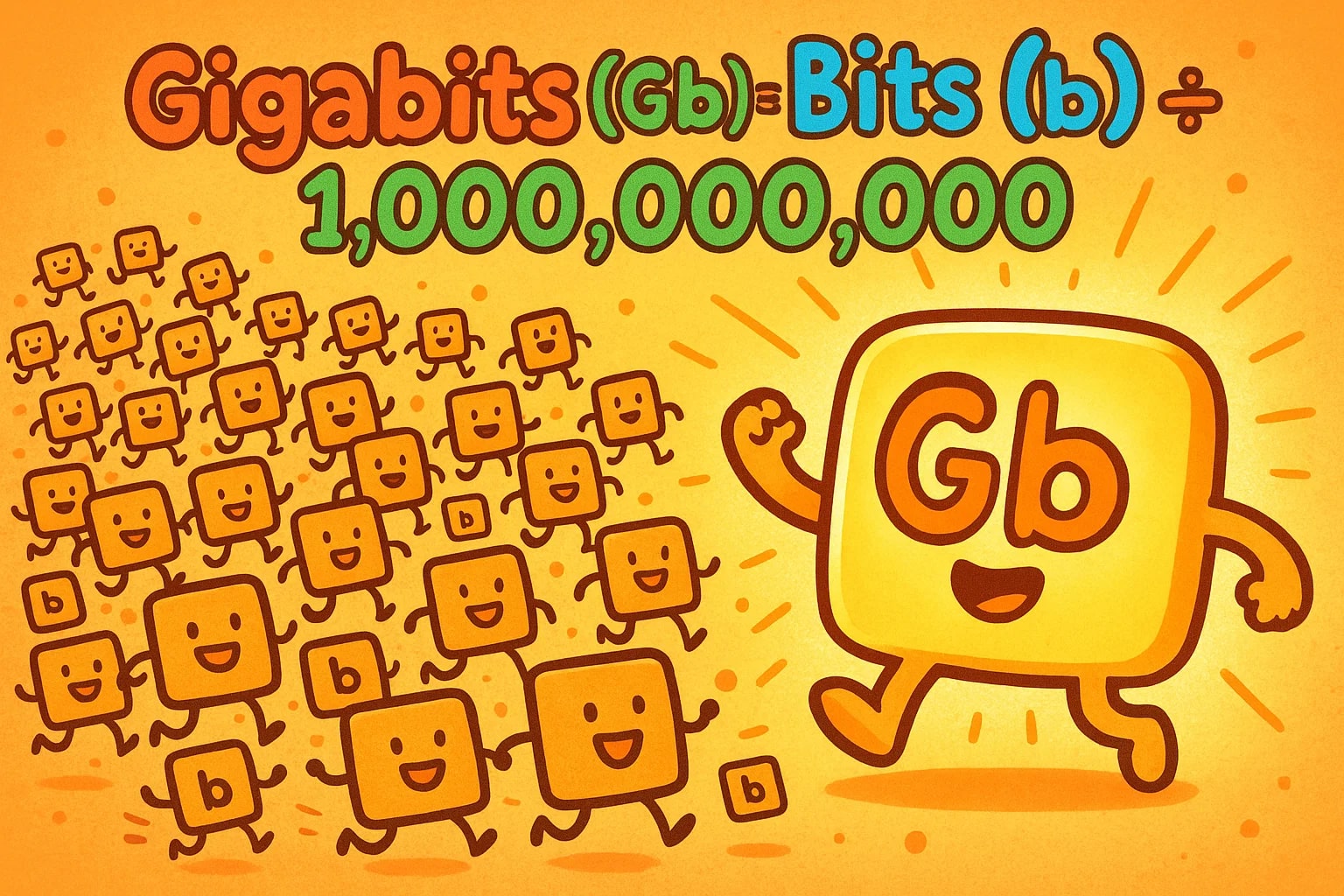 เครื่องมือแปลงบิตเป็นกิกะบิต