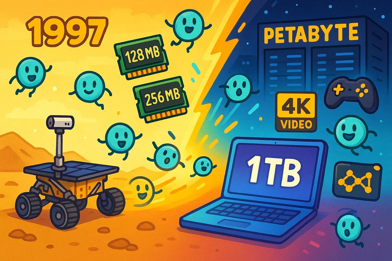 เครื่องมือแปลงบิตเป็นเทราไบต์