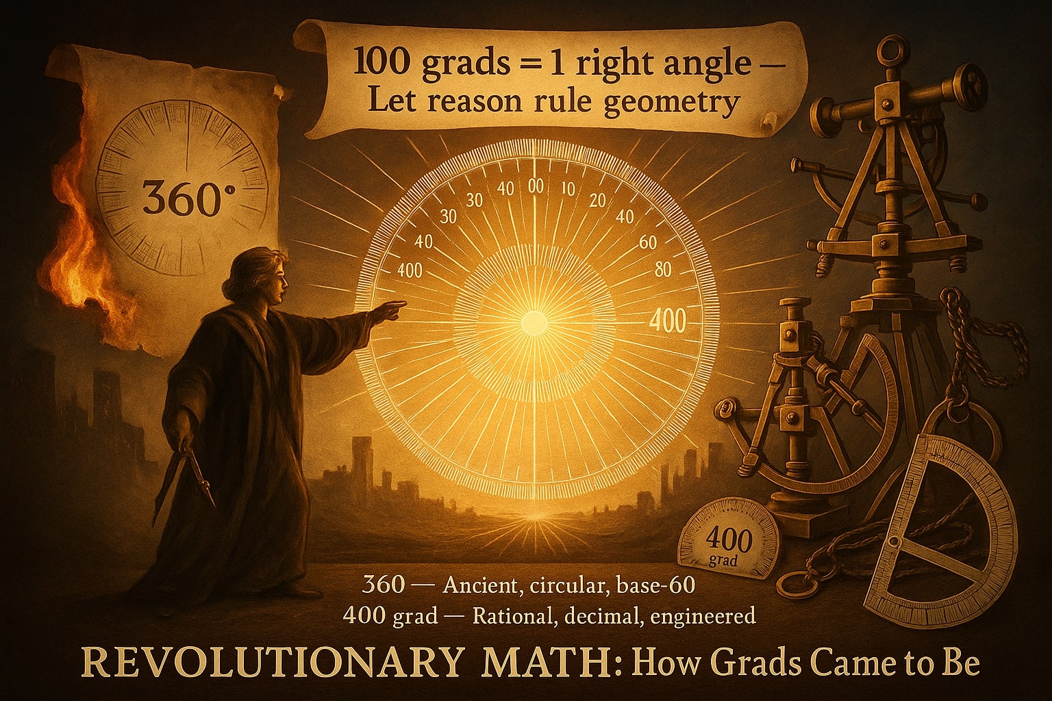 เครื่องมือแปลงองศาเป็นกราด