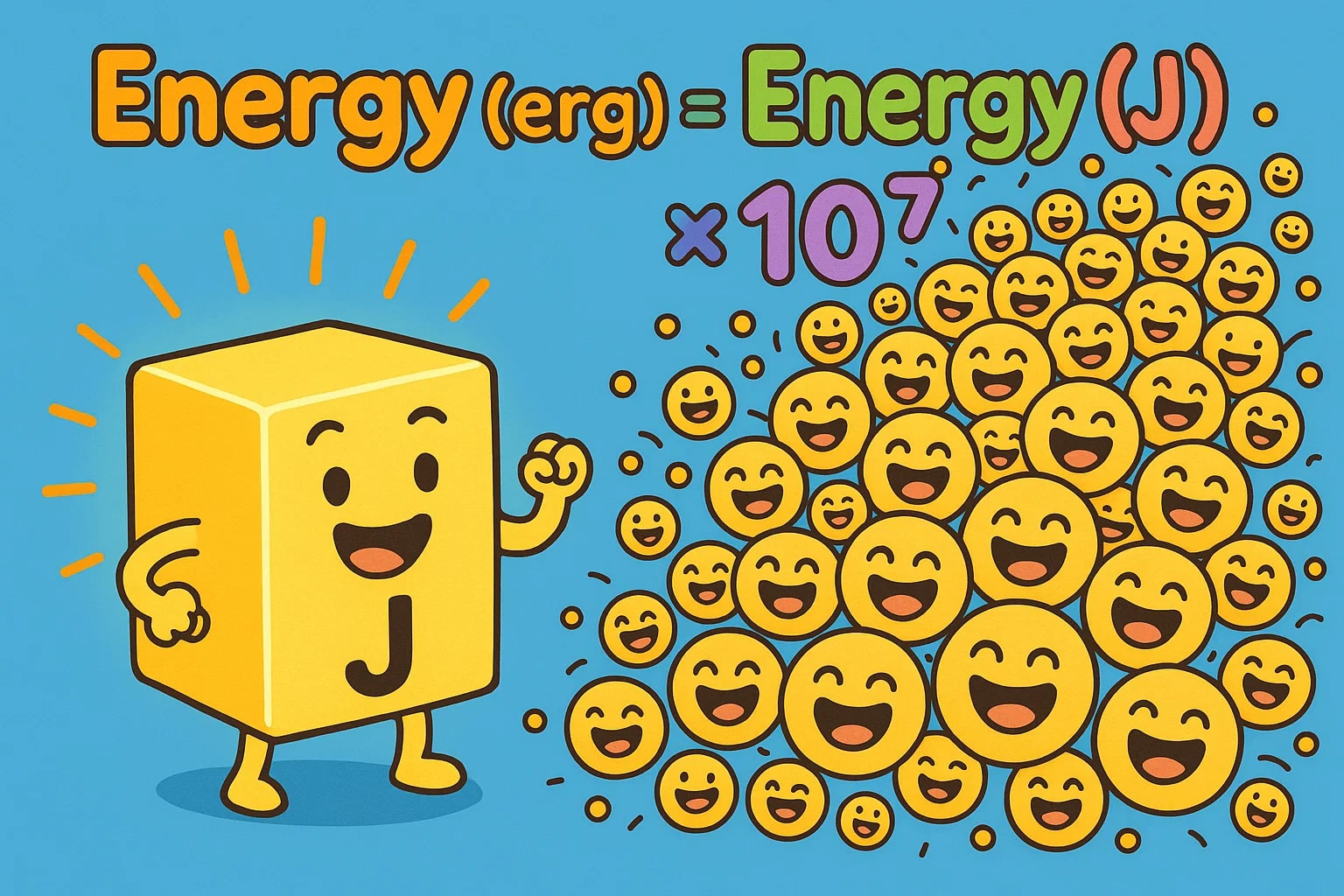 เครื่องแปลงค่า Ergs เป็น Joules