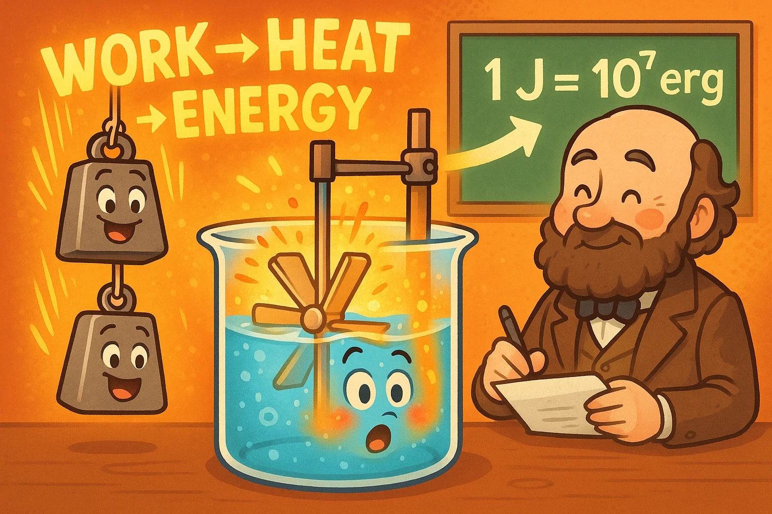 เครื่องแปลงค่า Ergs เป็น Joules