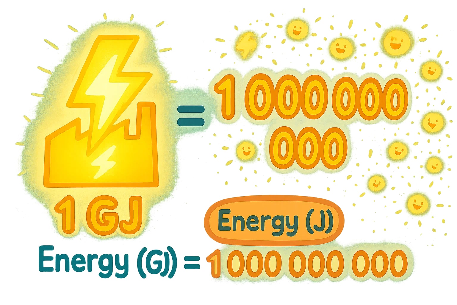 เครื่องมือแปลงกิกะจูลเป็นจูล