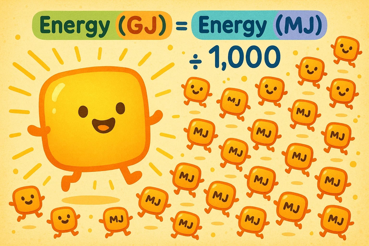 ตัวแปลงกิกะจูลเป็นเมกะจูล