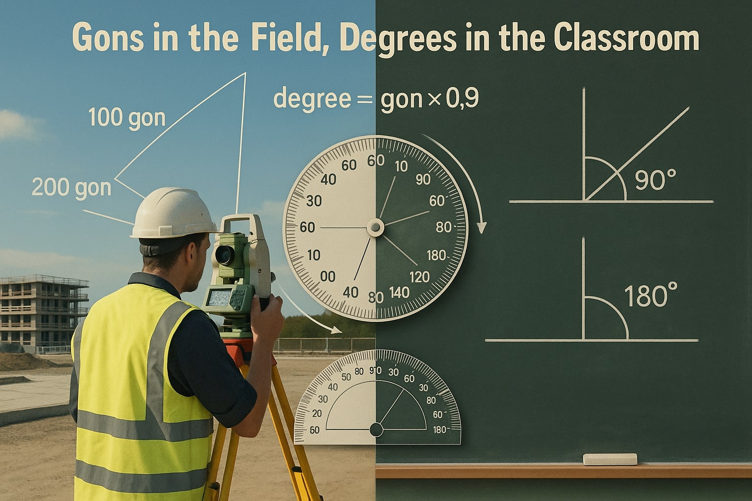 ตัวแปลงกราเดียนเป็นองศา