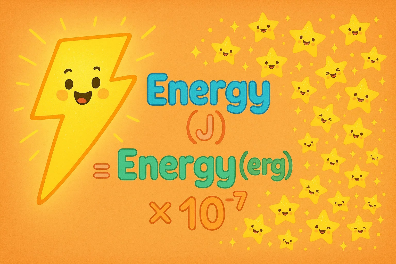 เครื่องมือแปลงหน่วยจูลเป็นเอิร์ก