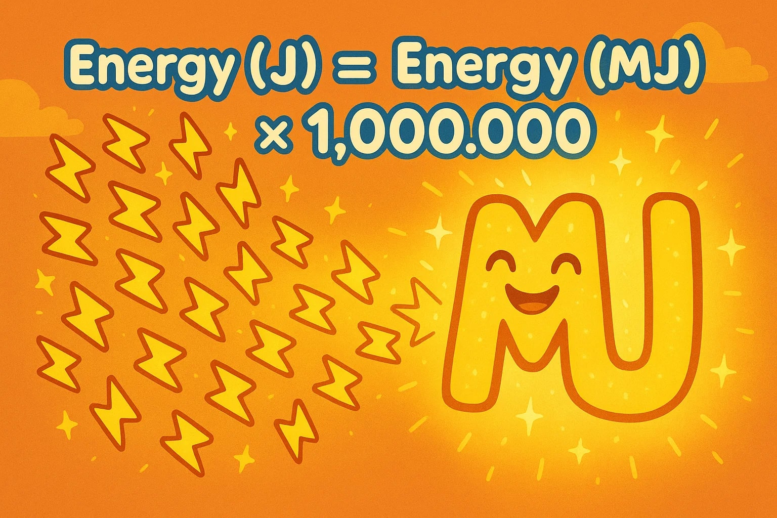 เครื่องมือแปลงจูลเป็นเมกะจูล