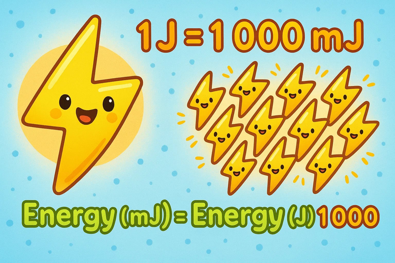 เครื่องมือแปลงจากจูลเป็นมิลลิจูล