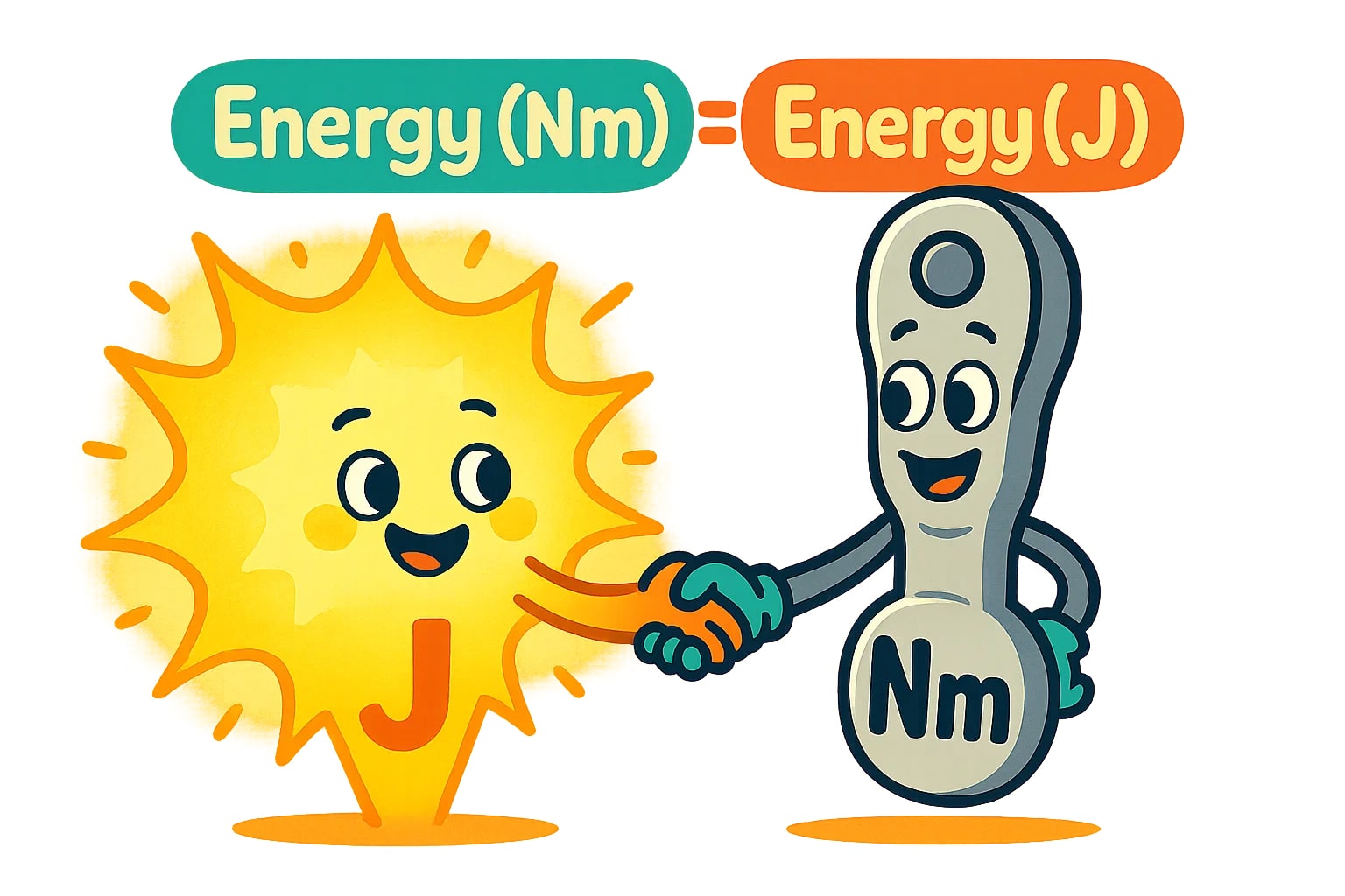 ตัวแปลงหน่วยจูลเป็นนิวตันเมตร
