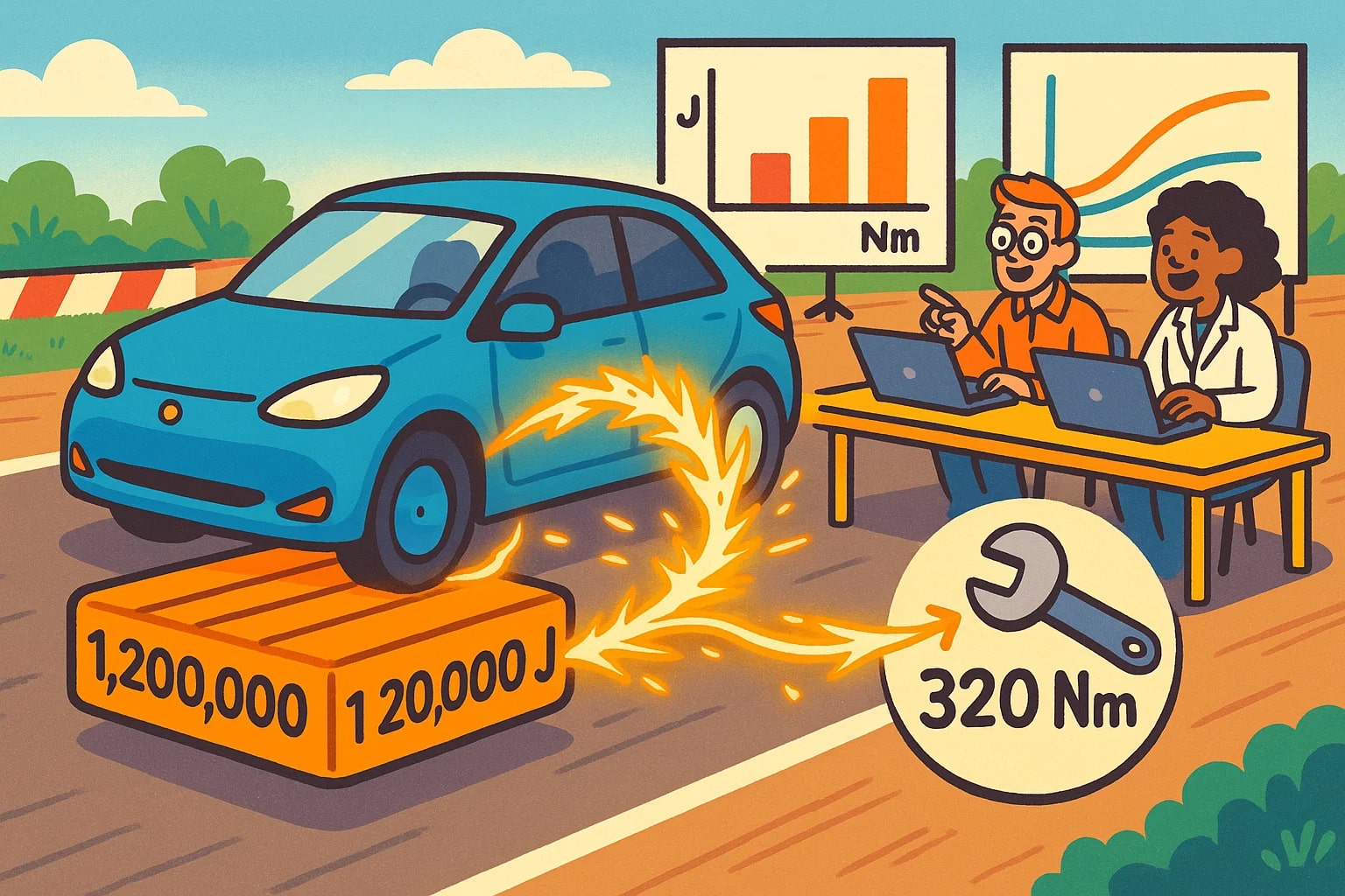 ตัวแปลงหน่วยจูลเป็นนิวตันเมตร