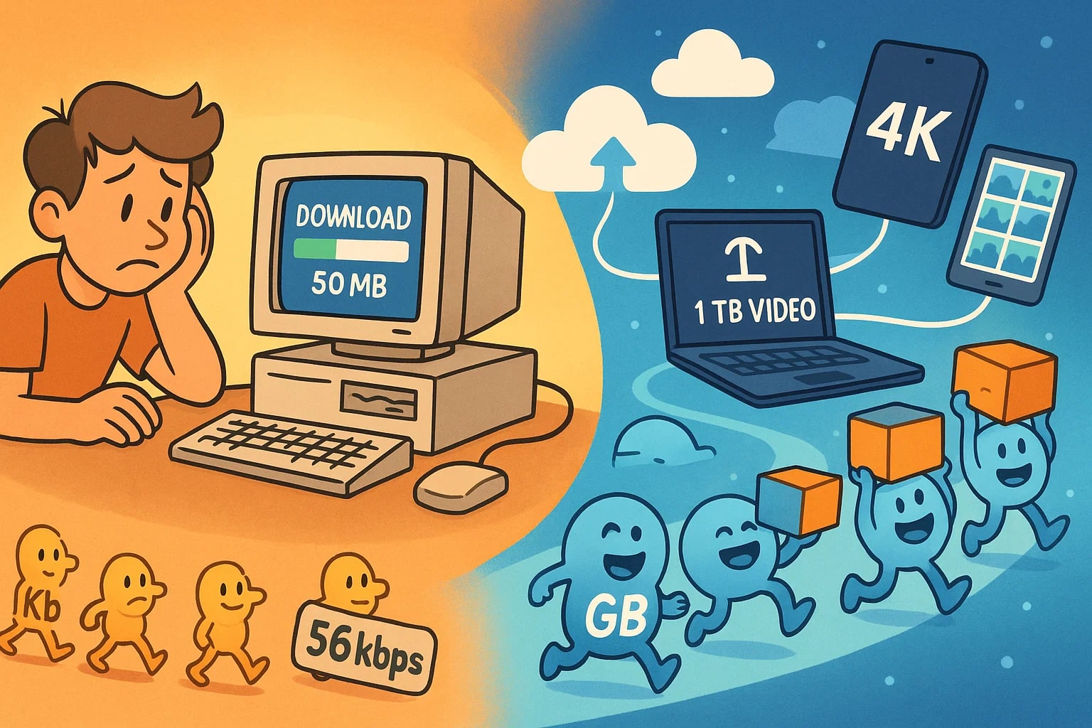 เครื่องมือแปลงกิโลบิตเป็นกิกะไบต์