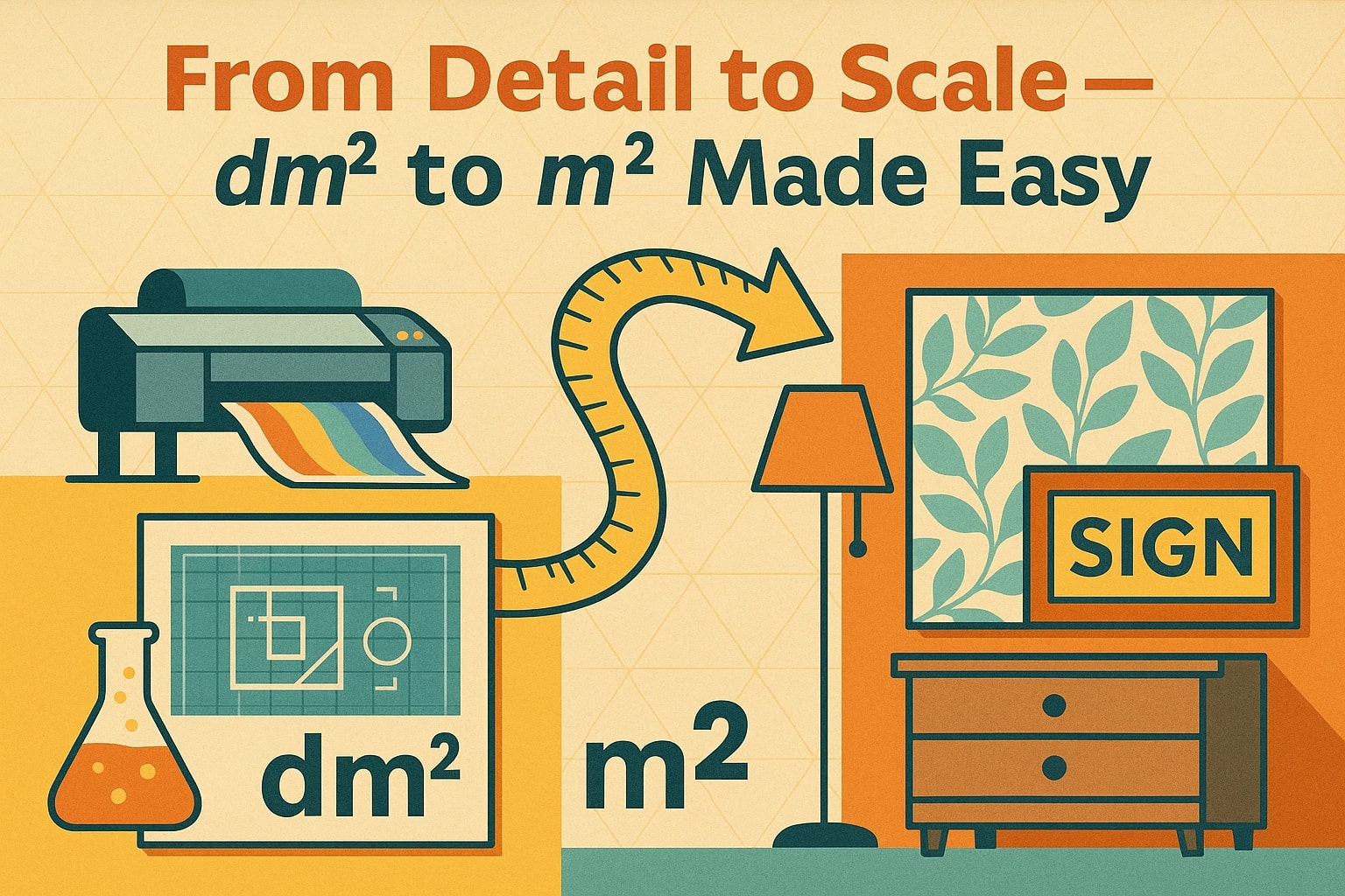 เครื่องมือแปลงตารางเดซิเมตรเป็นตารางเมตร