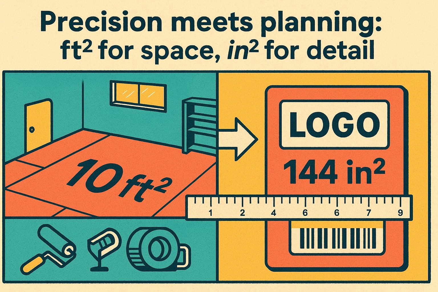ตัวแปลงฟุต² เป็นนิ้ว²