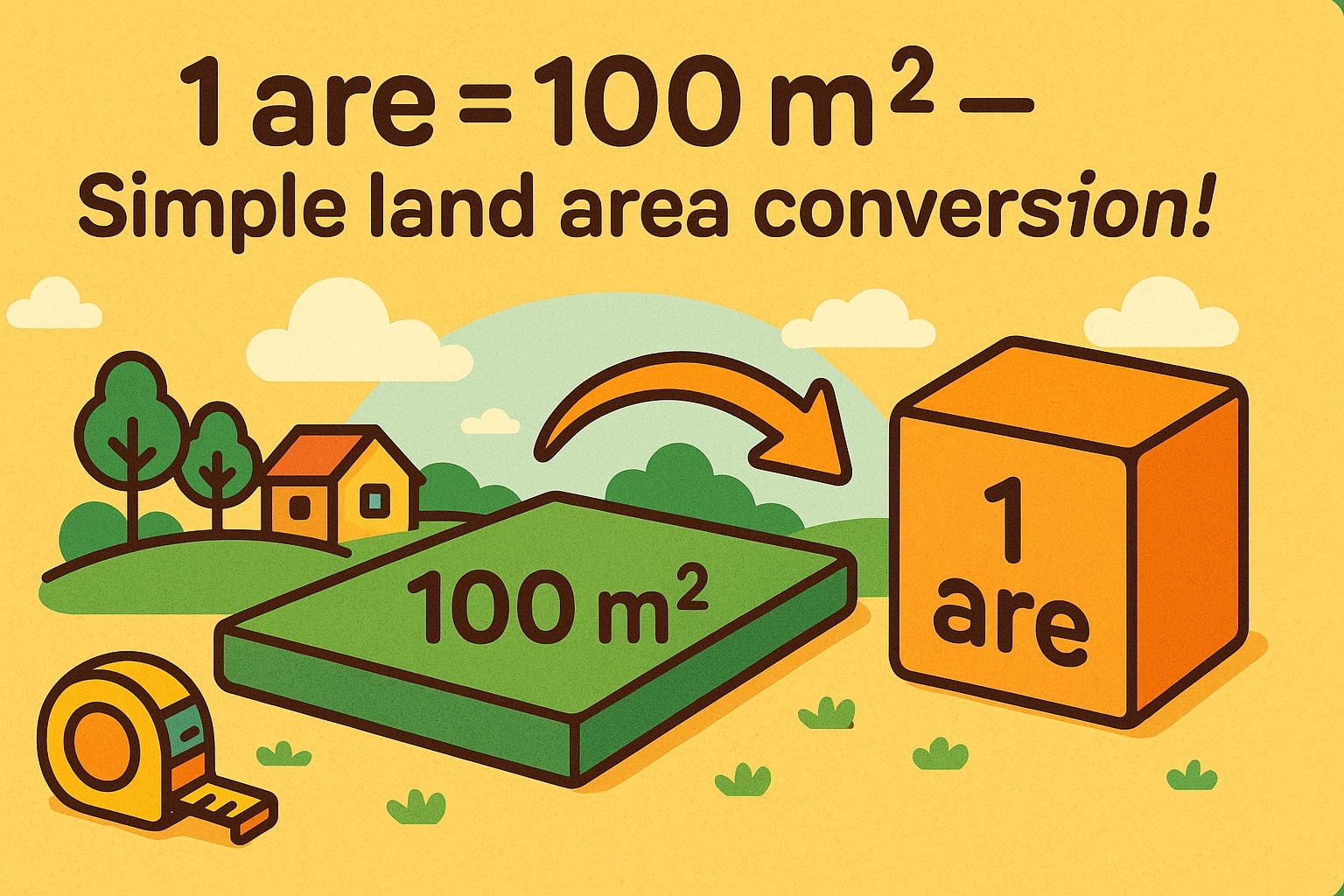 เครื่องมือแปลง ตารางเมตร เป็น อาร์