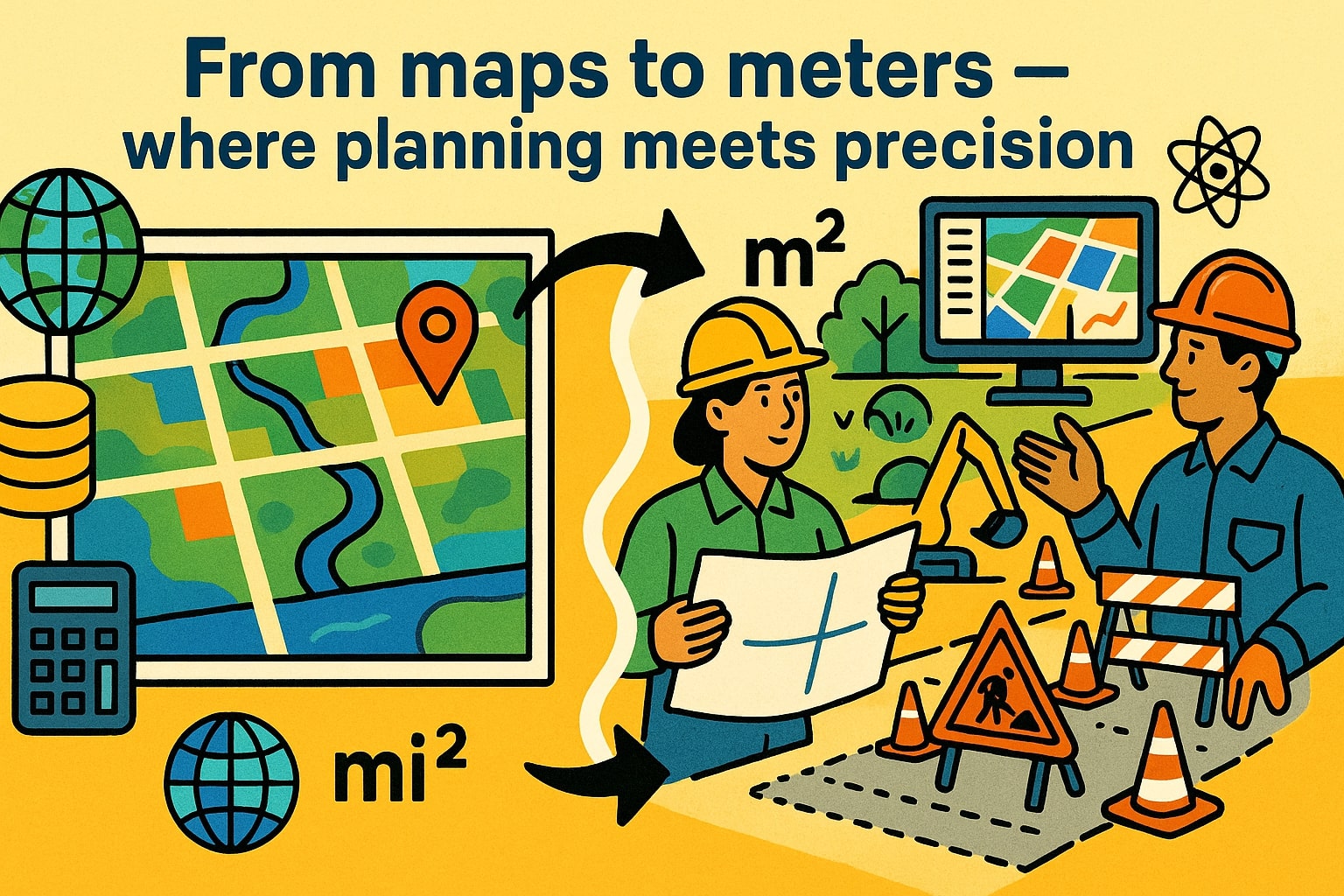 เครื่องมือแปลงไมล์²เป็นเมตร²