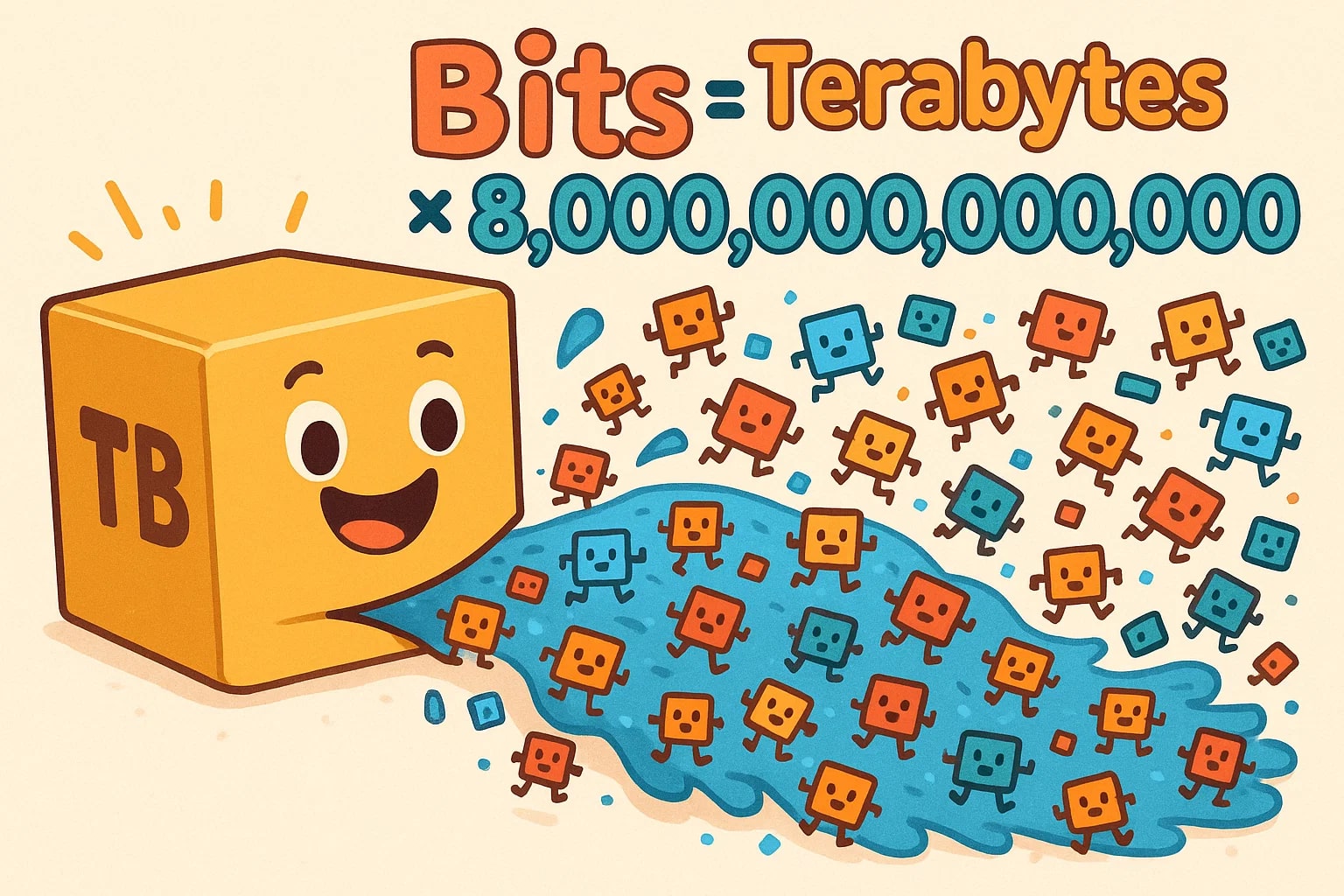 ตัวแปลงเทระไบต์เป็นบิต