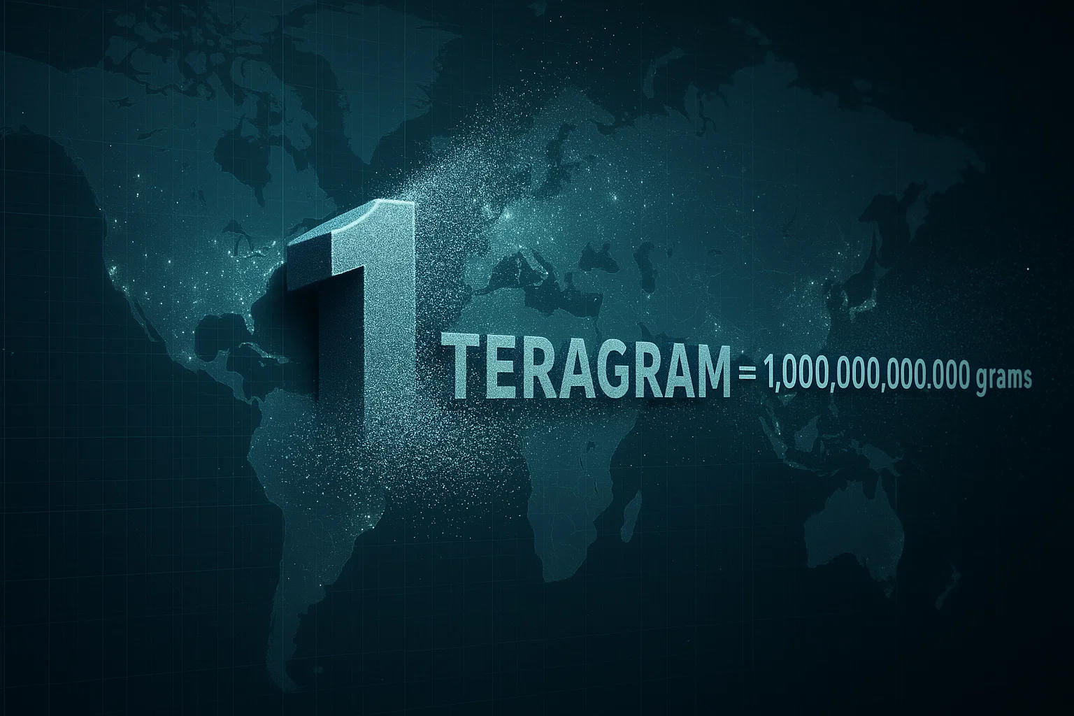 เครื่องมือแปลงเทราแกรมเป็นกรัม