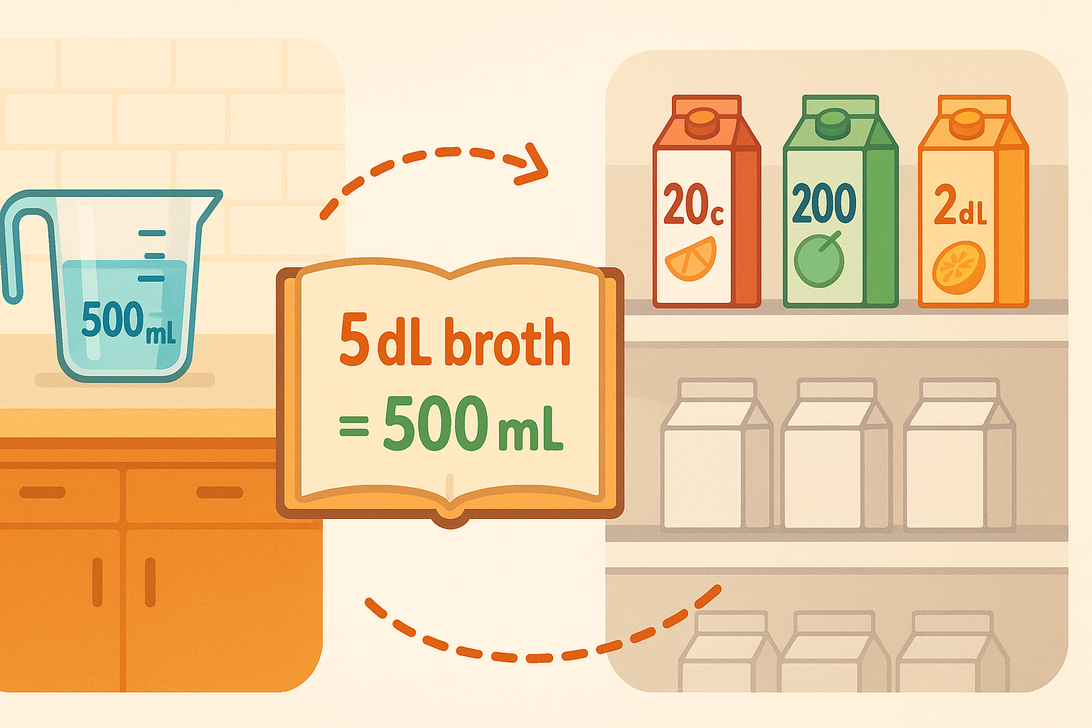 เครื่องมือแปลงมิลลิลิตรเป็นเดซิลิตร