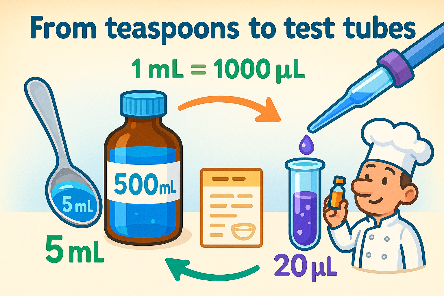 ตัวแปลงมิลลิลิตรเป็นไมโครลิตร