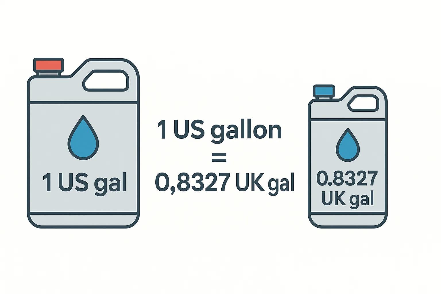 เครื่องมือแปลงแก้วสหรัฐอเมริกาเป็นแก้วสหราชอาณาจักร