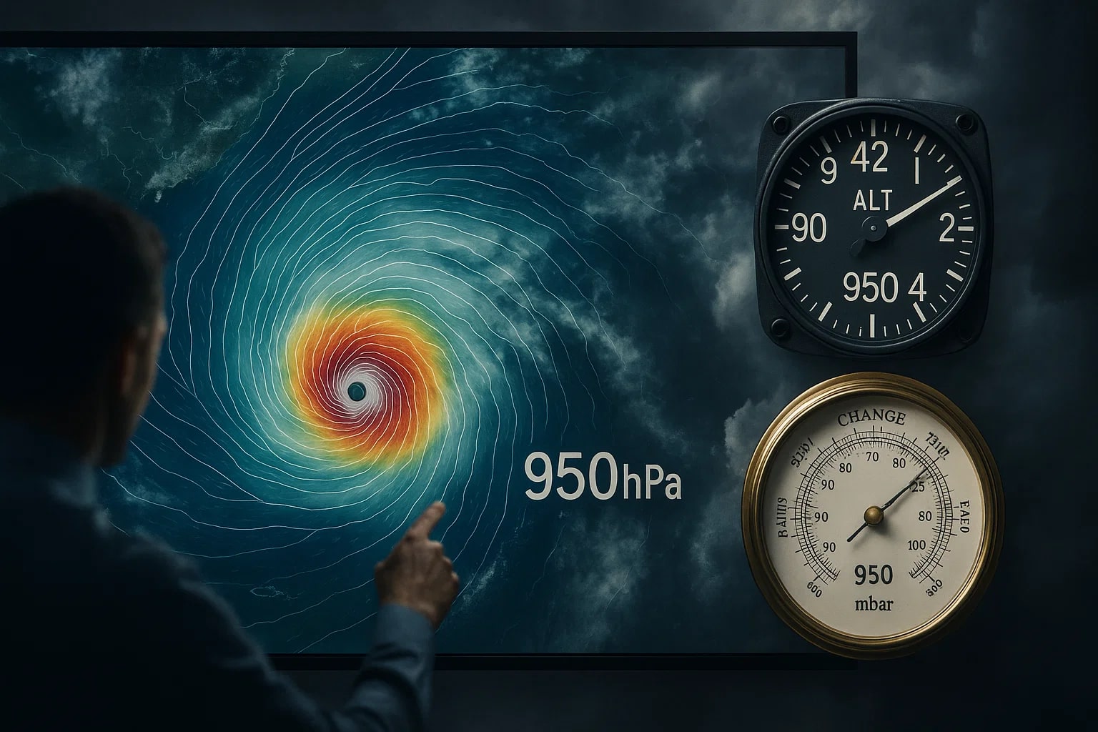 เครื่องมือแปลงเฮกโตพาสคาลเป็นมิลลิบาร์