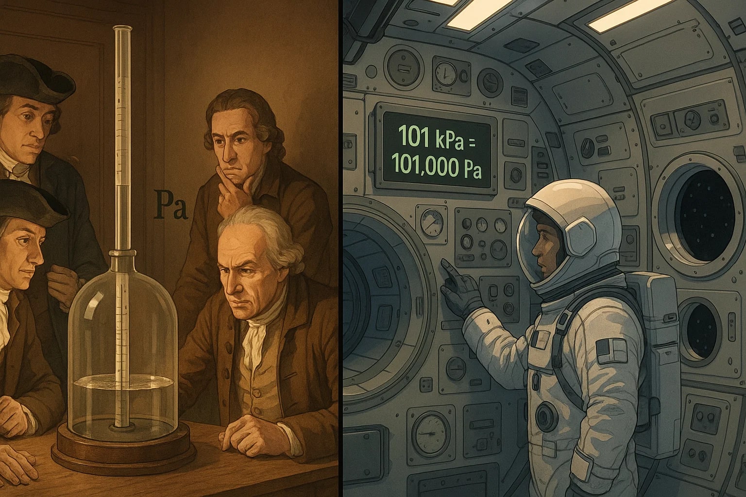 เครื่องมือแปลงหน่วยกิโลปาสคัลเป็นปาสคัล