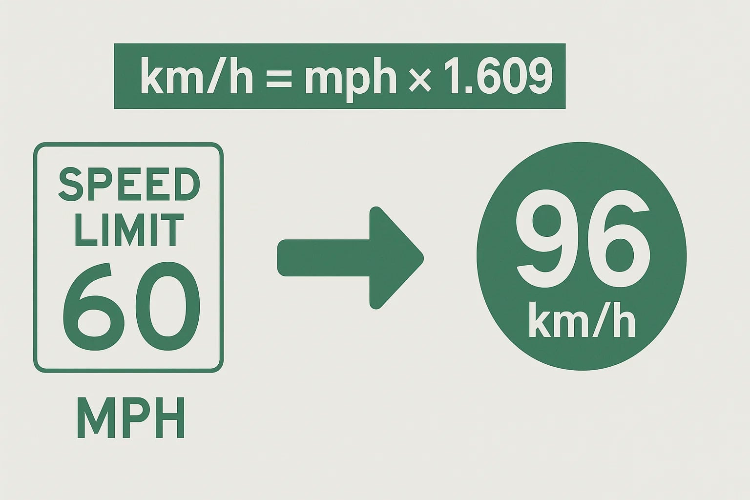 เครื่องมือแปลงไมล์ต่อชั่วโมงเป็นกิโลเมตรต่อชั่วโมง