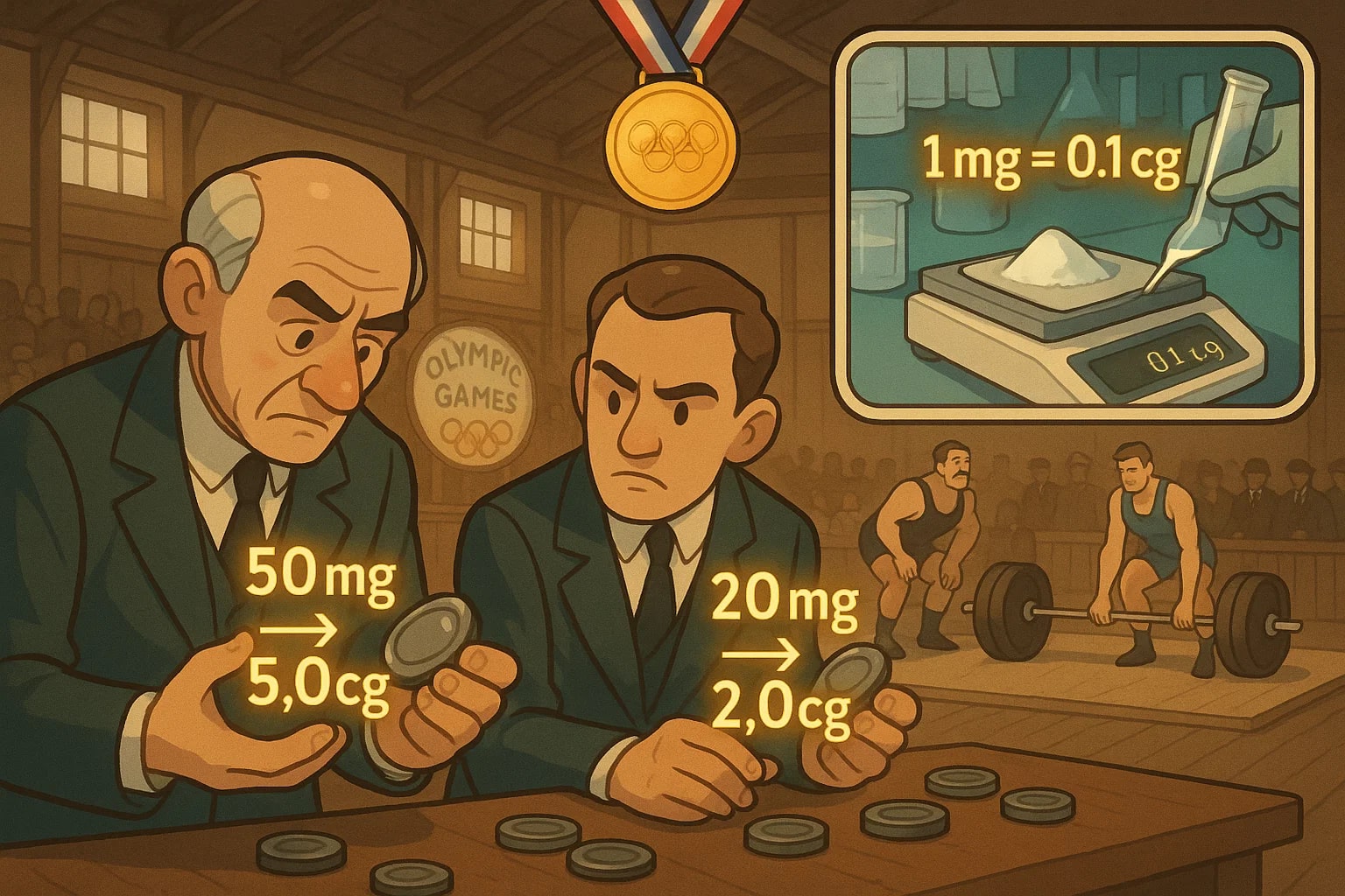 เครื่องมือแปลงมิลลิกรัมเป็นเซนติกรัม