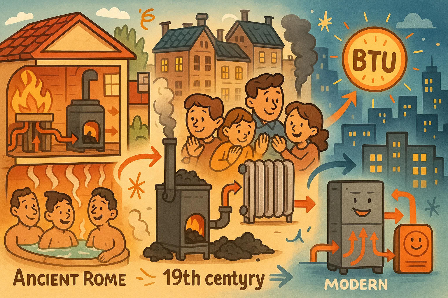 เครื่องมือคำนวณ BTU สำหรับระบบทำความร้อน