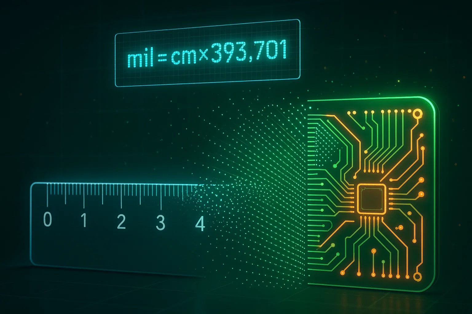 เครื่องมือแปลงเซนติเมตรเป็นมิล