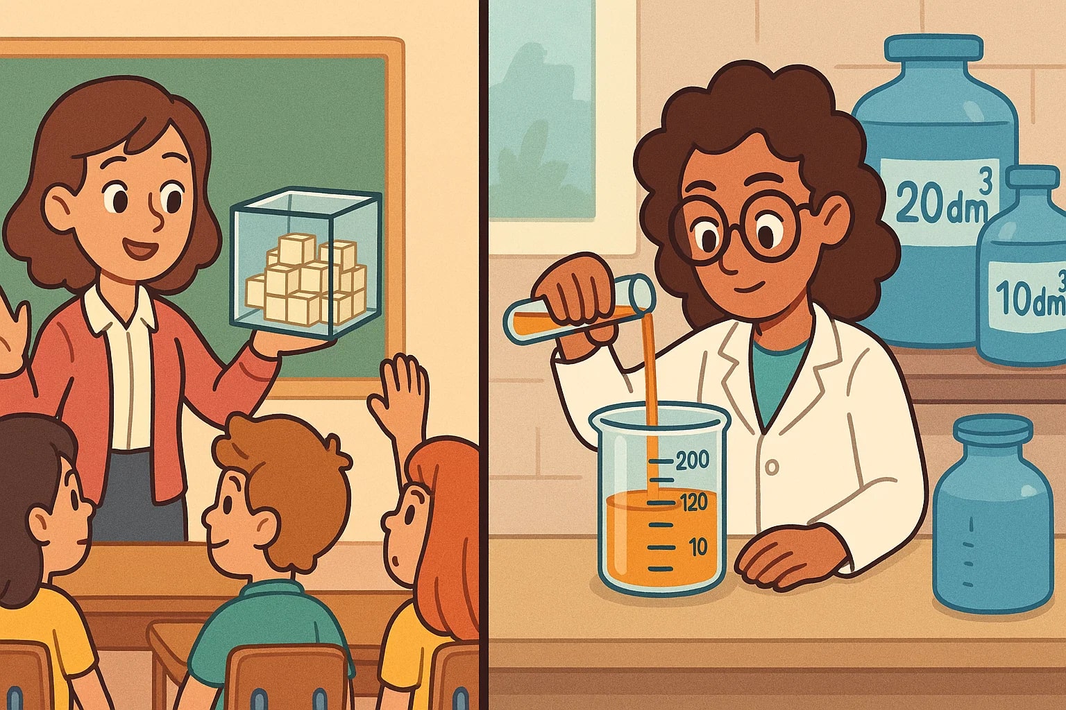 Cubic Centimeters to Cubic Decimeters Converter