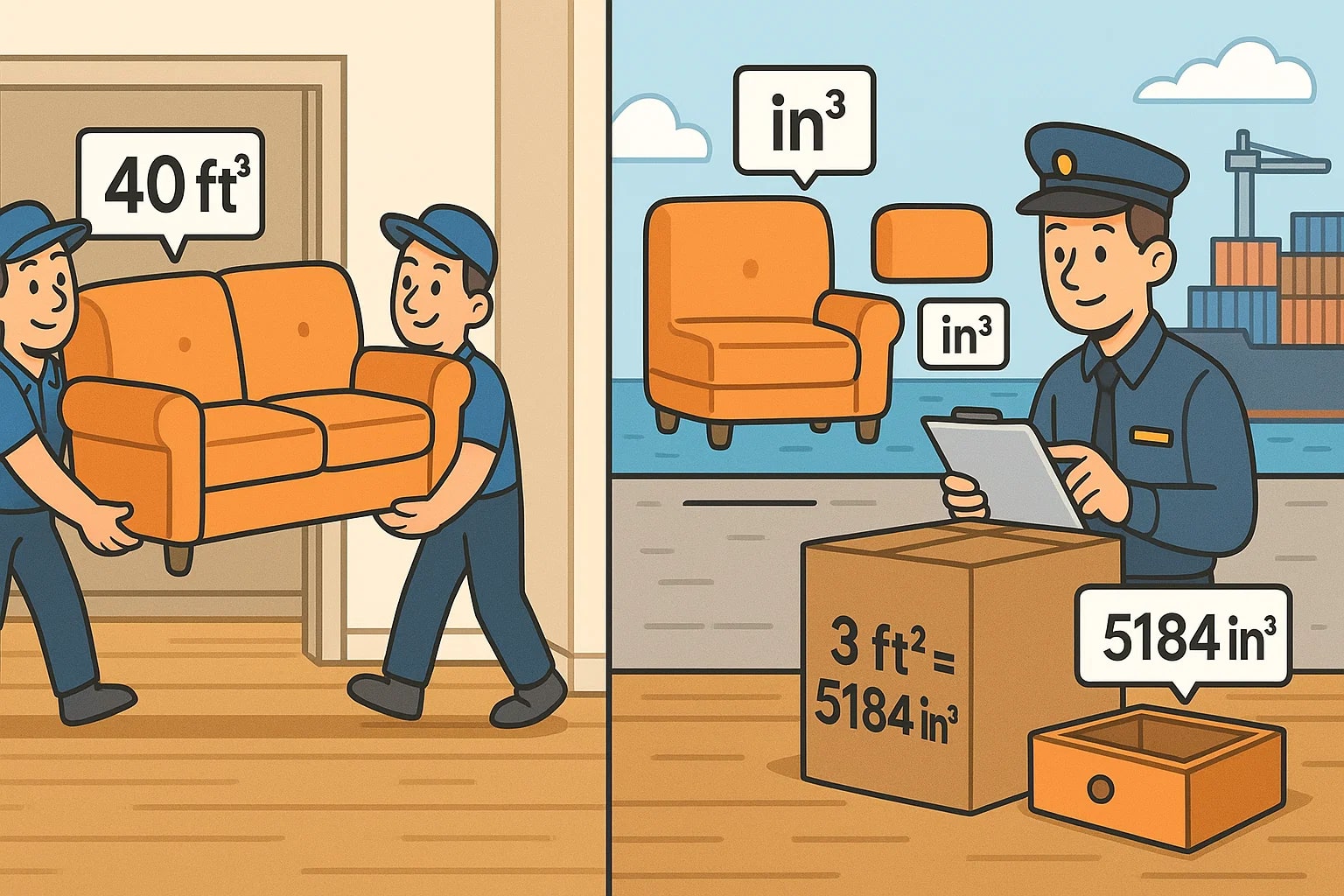 เครื่องมือแปลงฟุตลูกบาศก์เป็นนิ้วลูกบาศก์