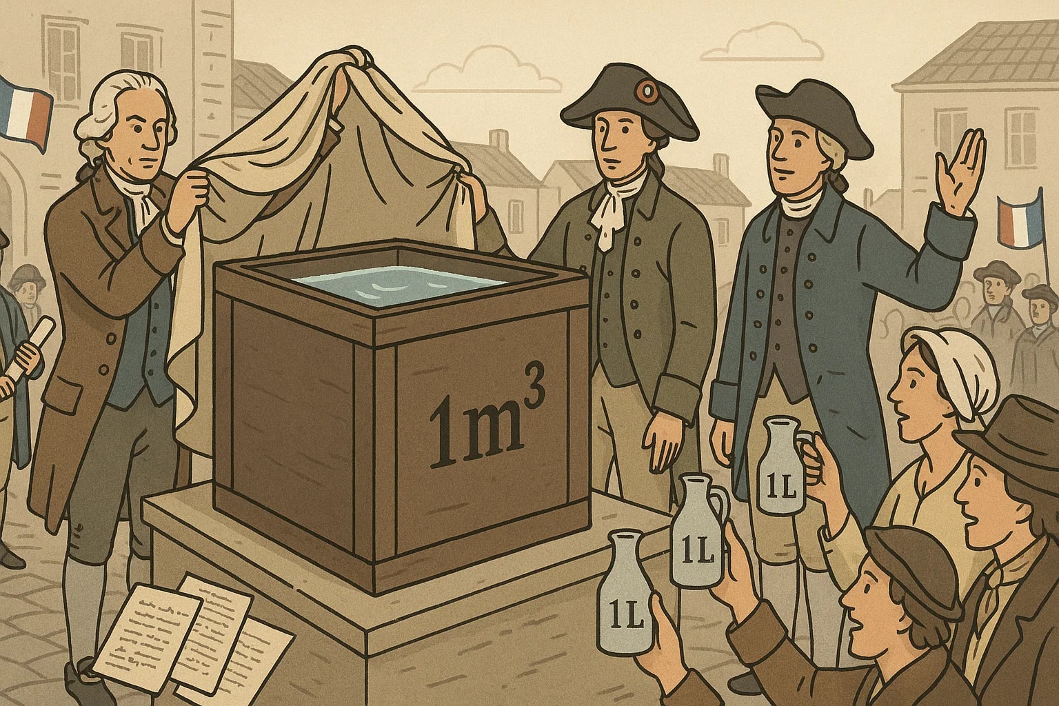 เครื่องมือแปลงลูกบาศก์เมตรเป็นลิตร